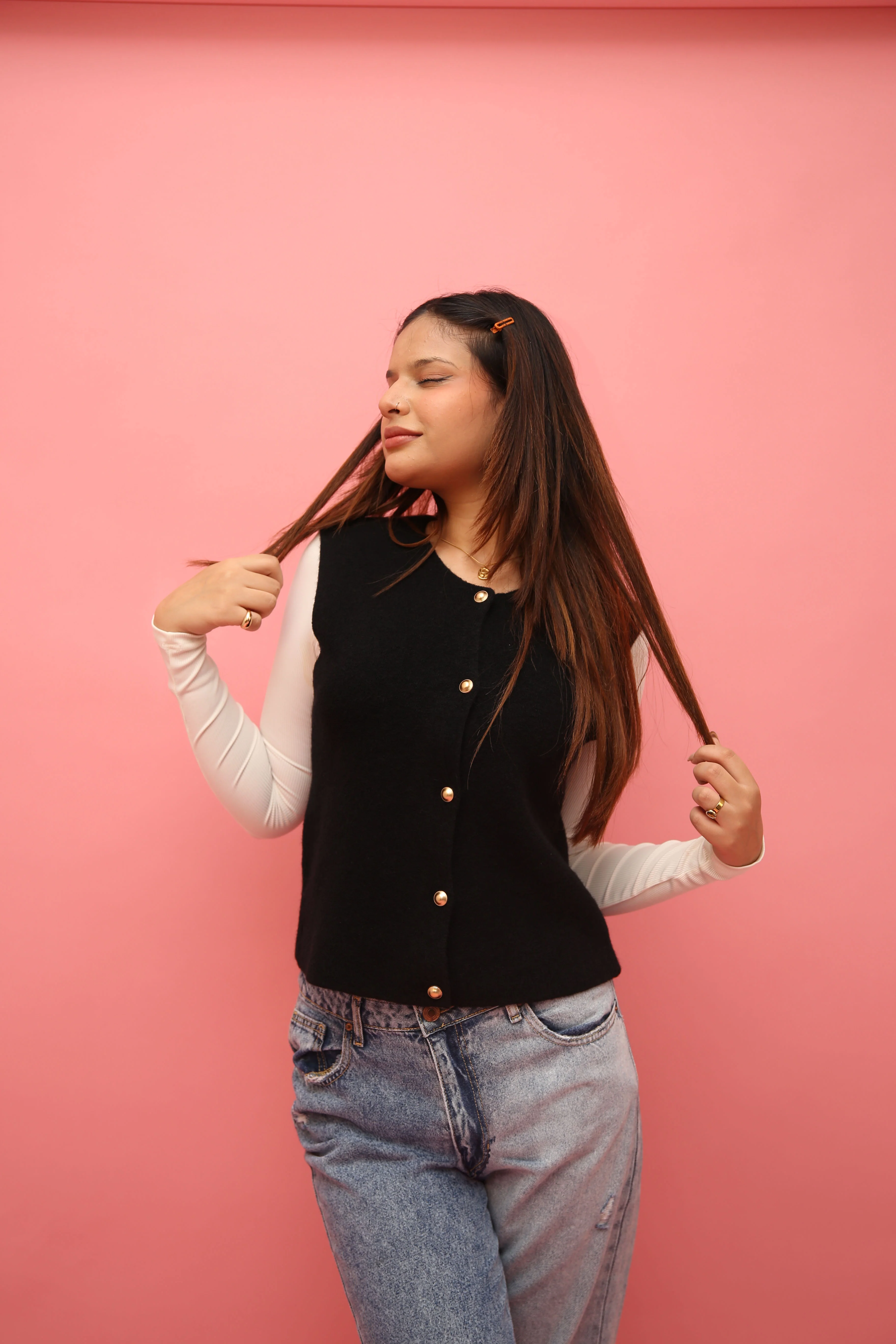 Fuzzy Woollen Sweater Vest - Image 6